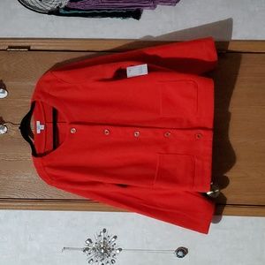 NEW Retro inspired plus size Jacket Autumn Orange
